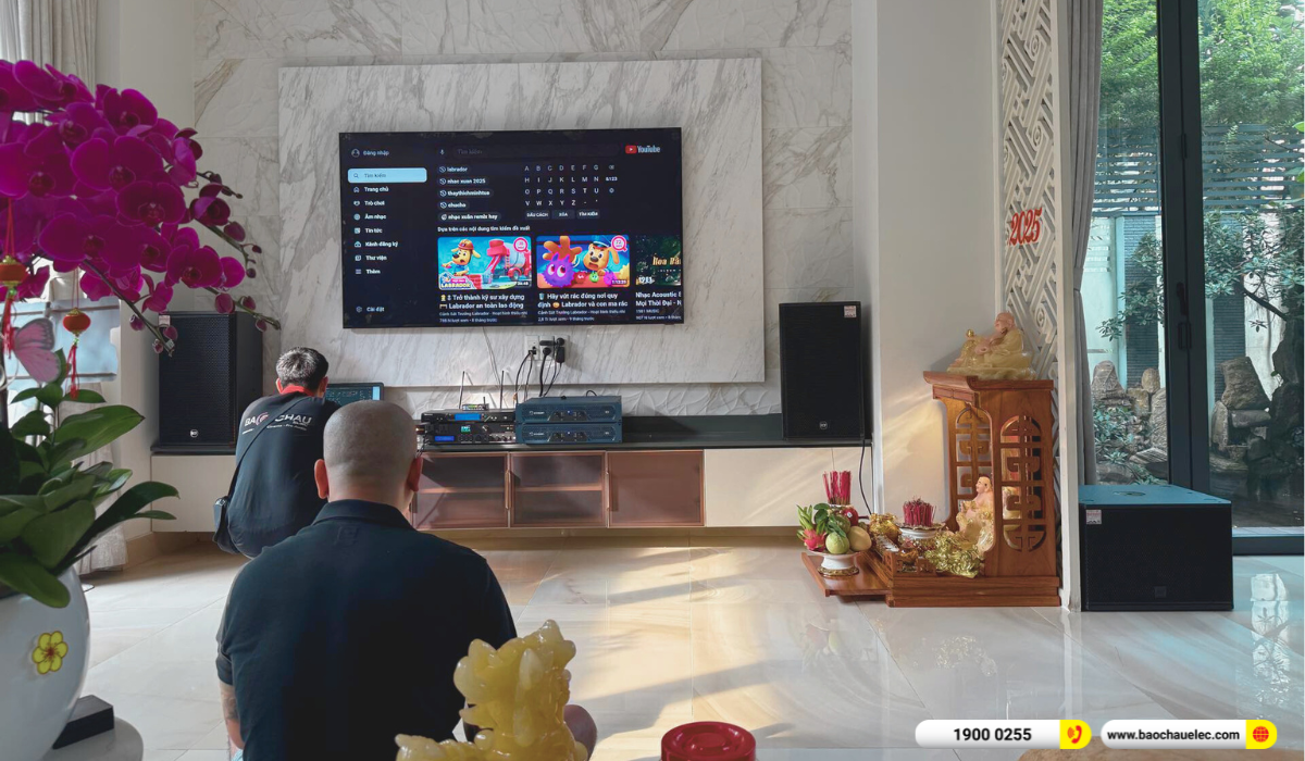Lắp dặt d&agrave;n karaoke RCF gần 114tr cho anh Ng&ocirc; tại TP HCM