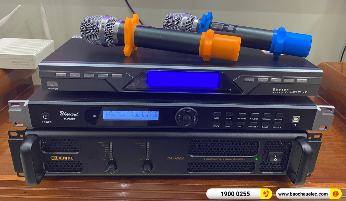 Lắp đặt hệ thống karaoke JBL hơn 42tr cho anh Dương tại Hải Ph&ograve;ng