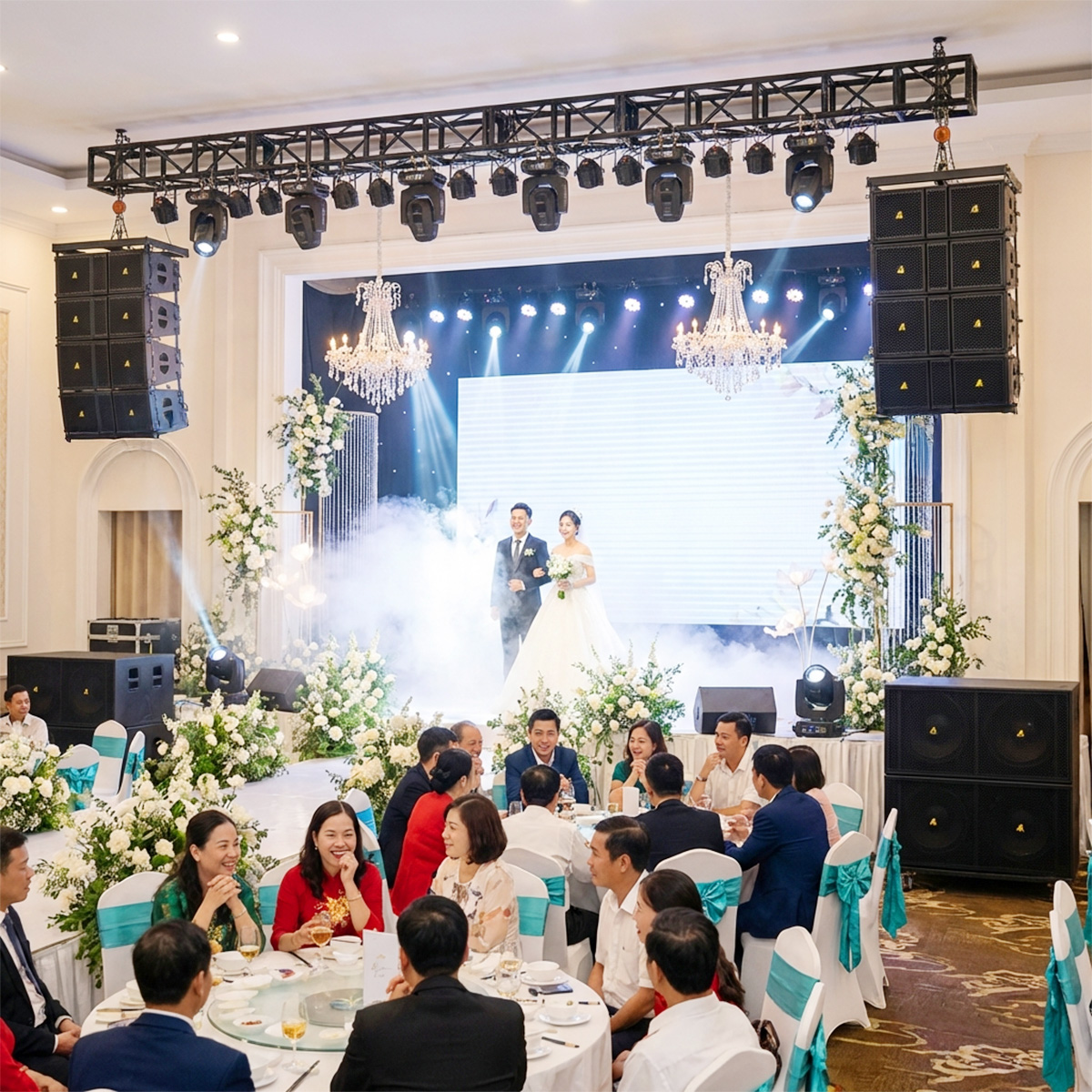 Dàn âm thanh Line Array 2 way Passive Actpro 10 (Actpro KR210F, KR28F, PQM13 II, MEGA2500, Alto TMD16, BS-790s,..) - Hình 2