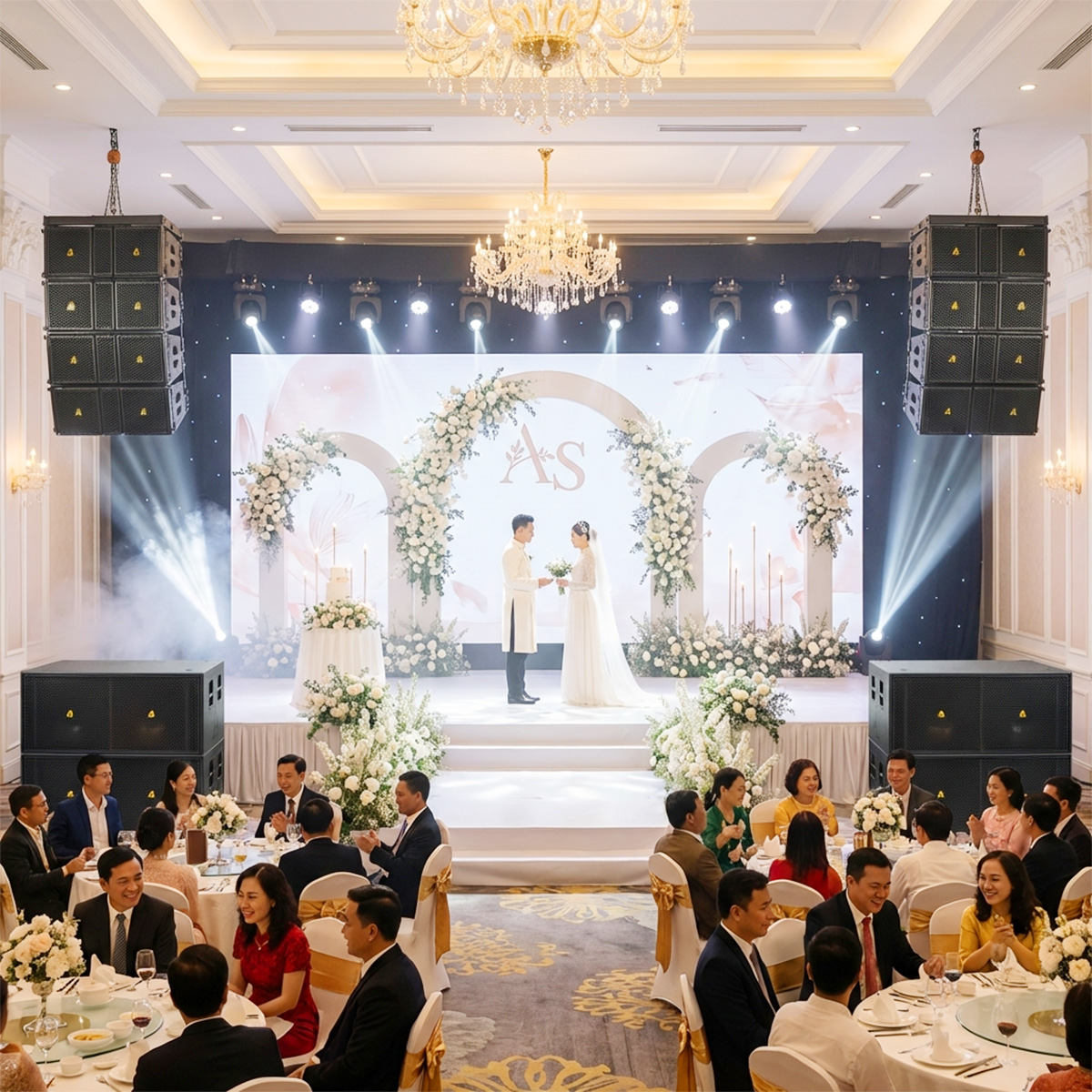 Dàn âm thanh Line Array 2 way Passive Actpro 10 (Actpro KR210F, KR28F, PQM13 II, MEGA2500, Alto TMD16, BS-790s,..) - Hình 3