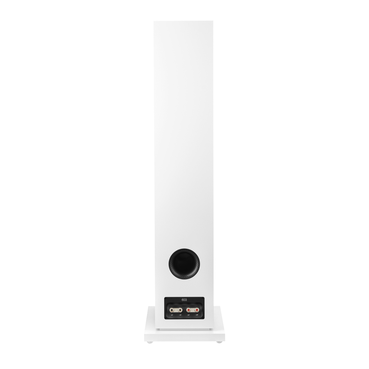 Loa B&W 603 S2 Anniversary Edition White mặt sau