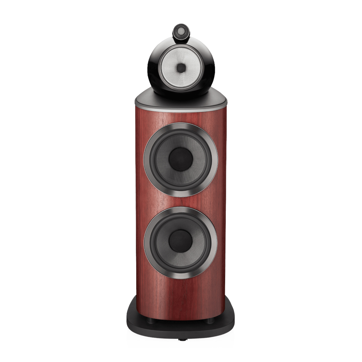 Loa B&W 801 D4 Rosenut mặt trước