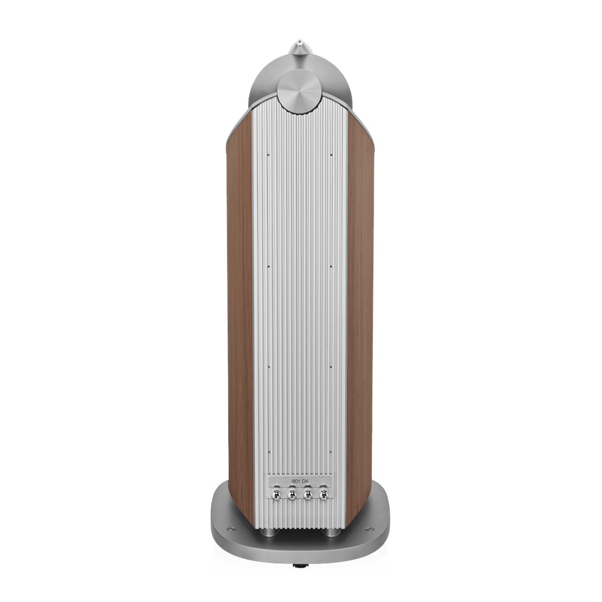 Loa B&W 801 D4 Walnut mặt sau