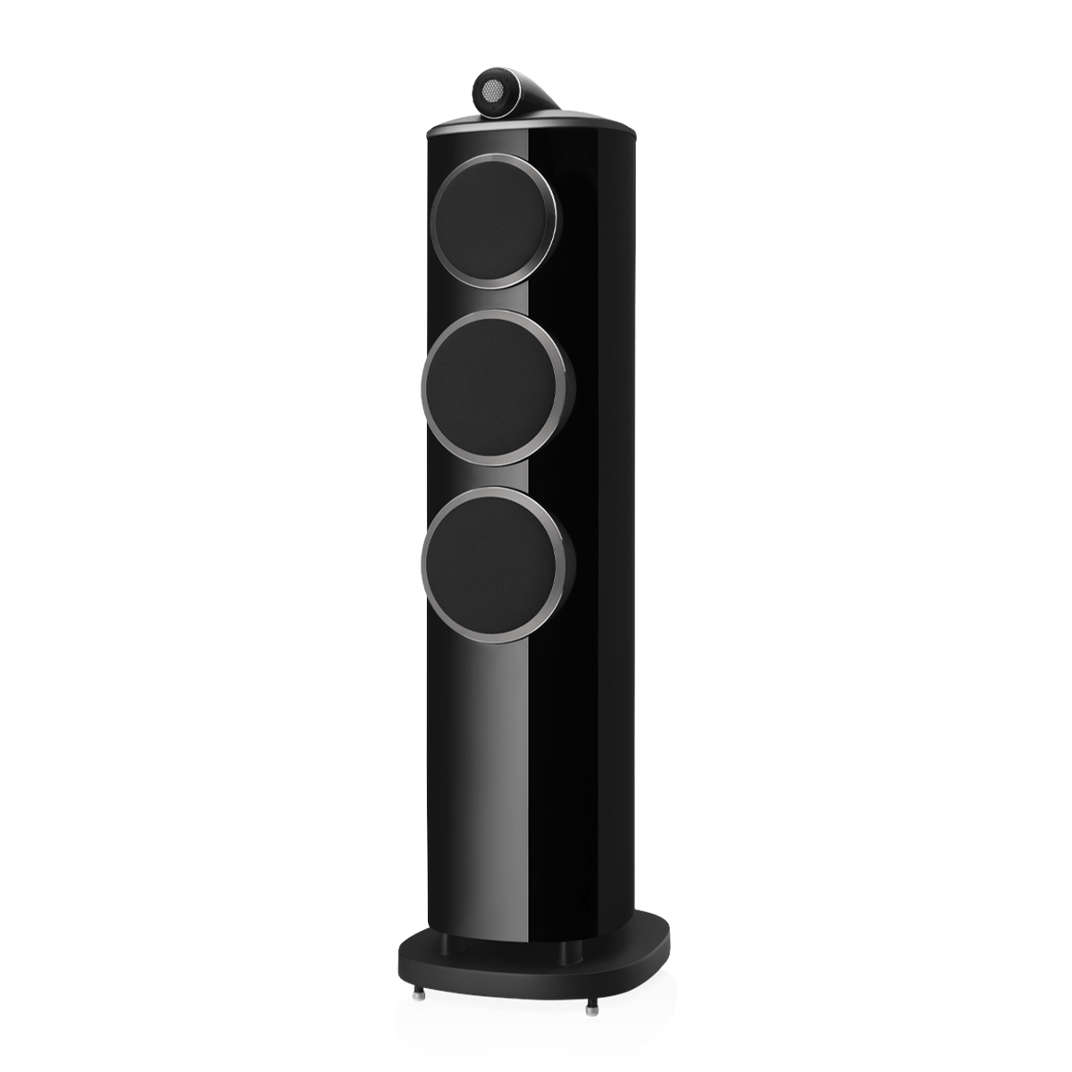 Loa B&W 804 D4 Black nghiêng phải