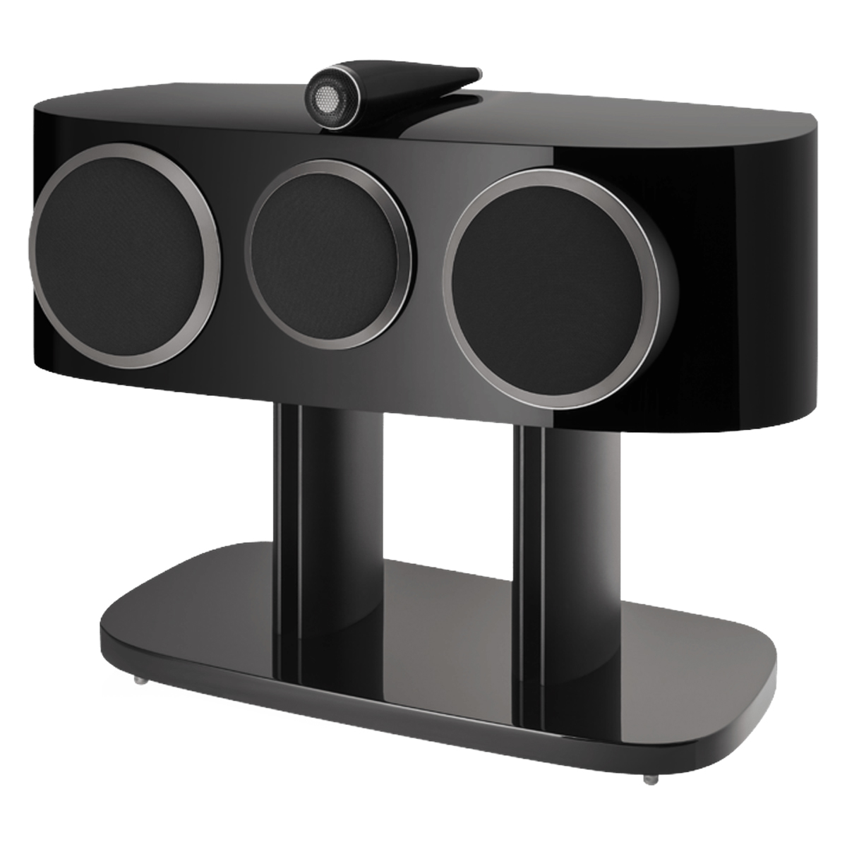 Loa B&W HTM81 D4 Black nghiêng phải