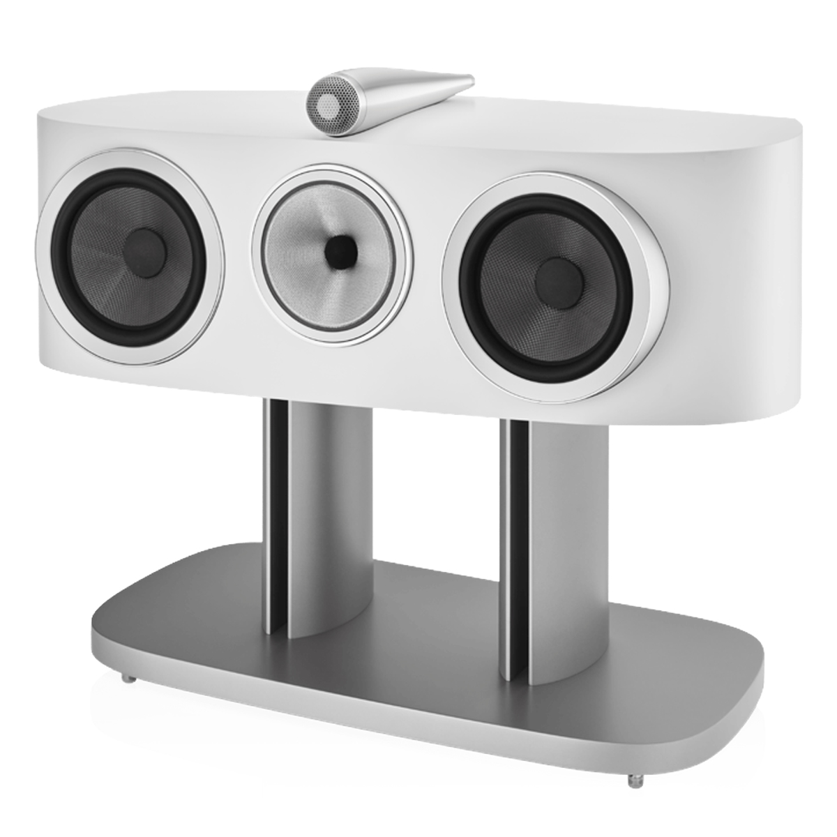 Loa B&W HTM81 D4 White nghiêng phải