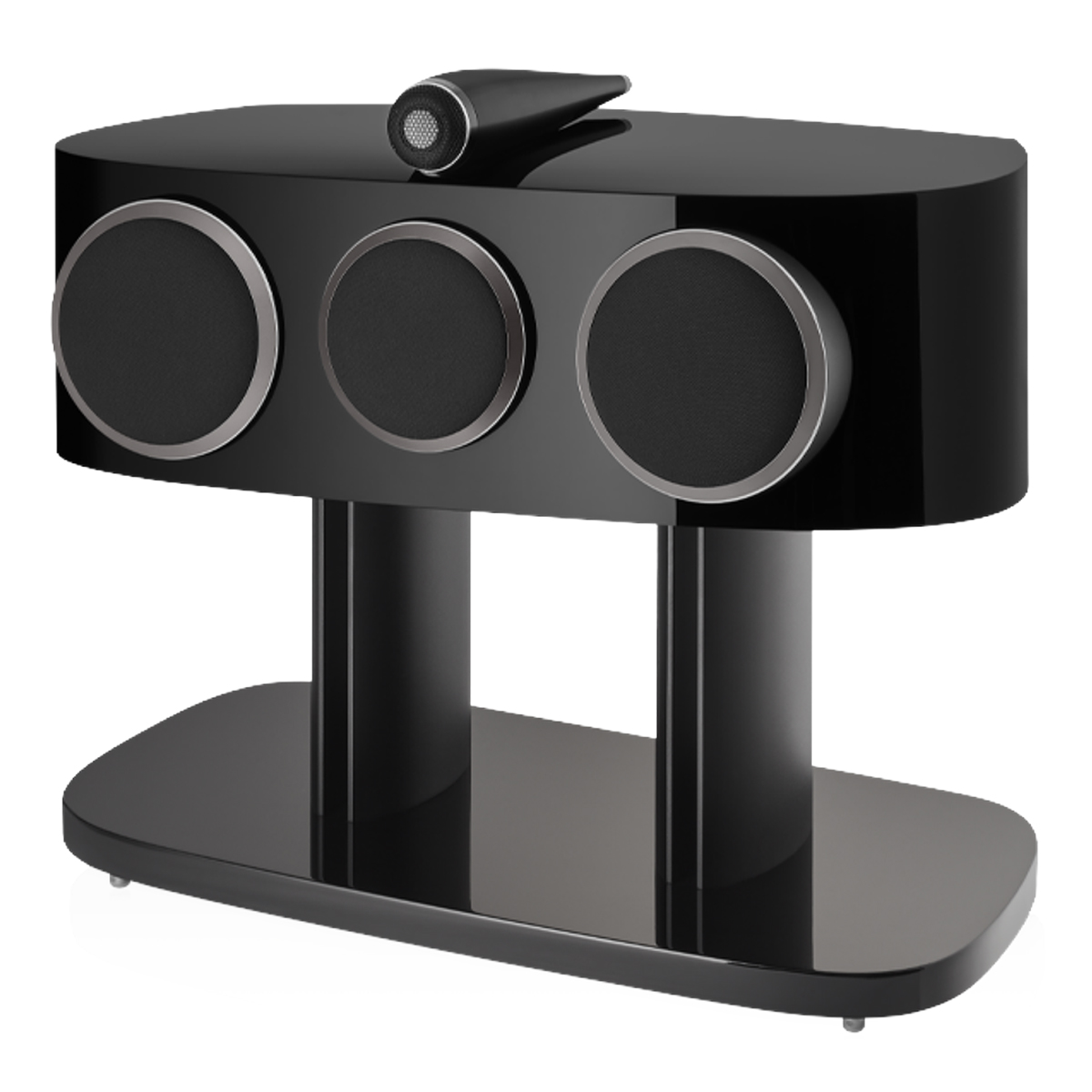 Loa B&W HTM82 D4 Black nghiêng phải