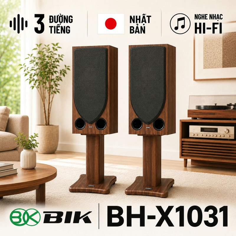 Loa BIK BH-X1031 (3-Way, Bass 25cm, 640W Peak)