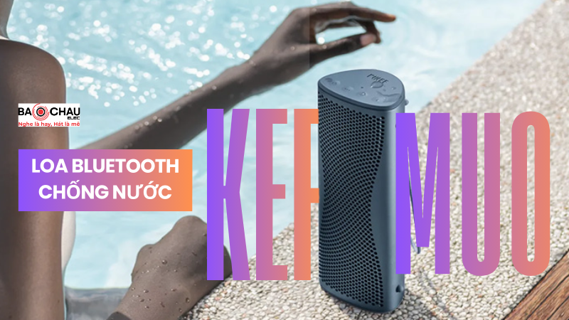 Loa Bluetooth Chống Nước KEF Muo - Mạnh Mẽ Với Thời Lượng Pin Ấn Tượng!