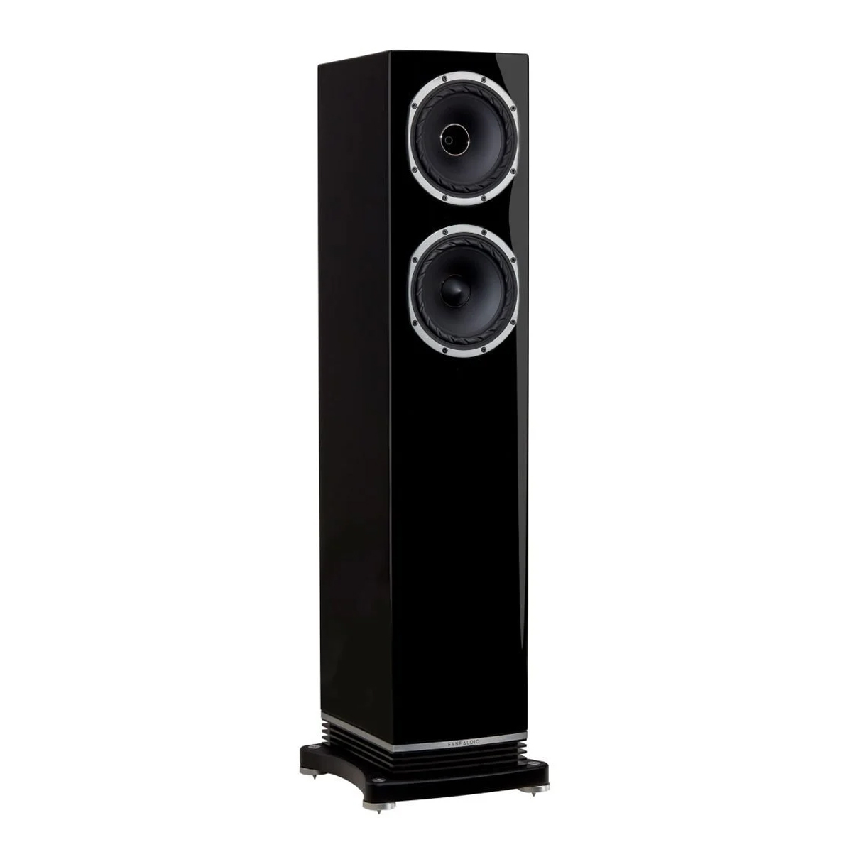 Loa Fyne Audio F501 Piano Black nghiêng trái