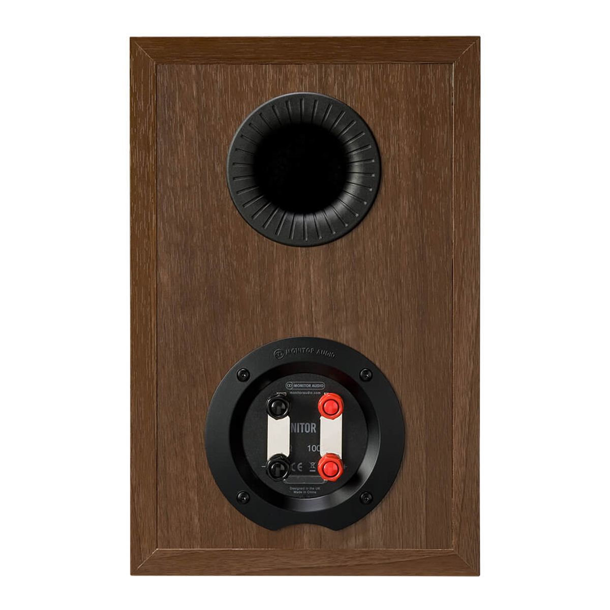 Loa Monitor Audio 100 Walnut mặt sau
