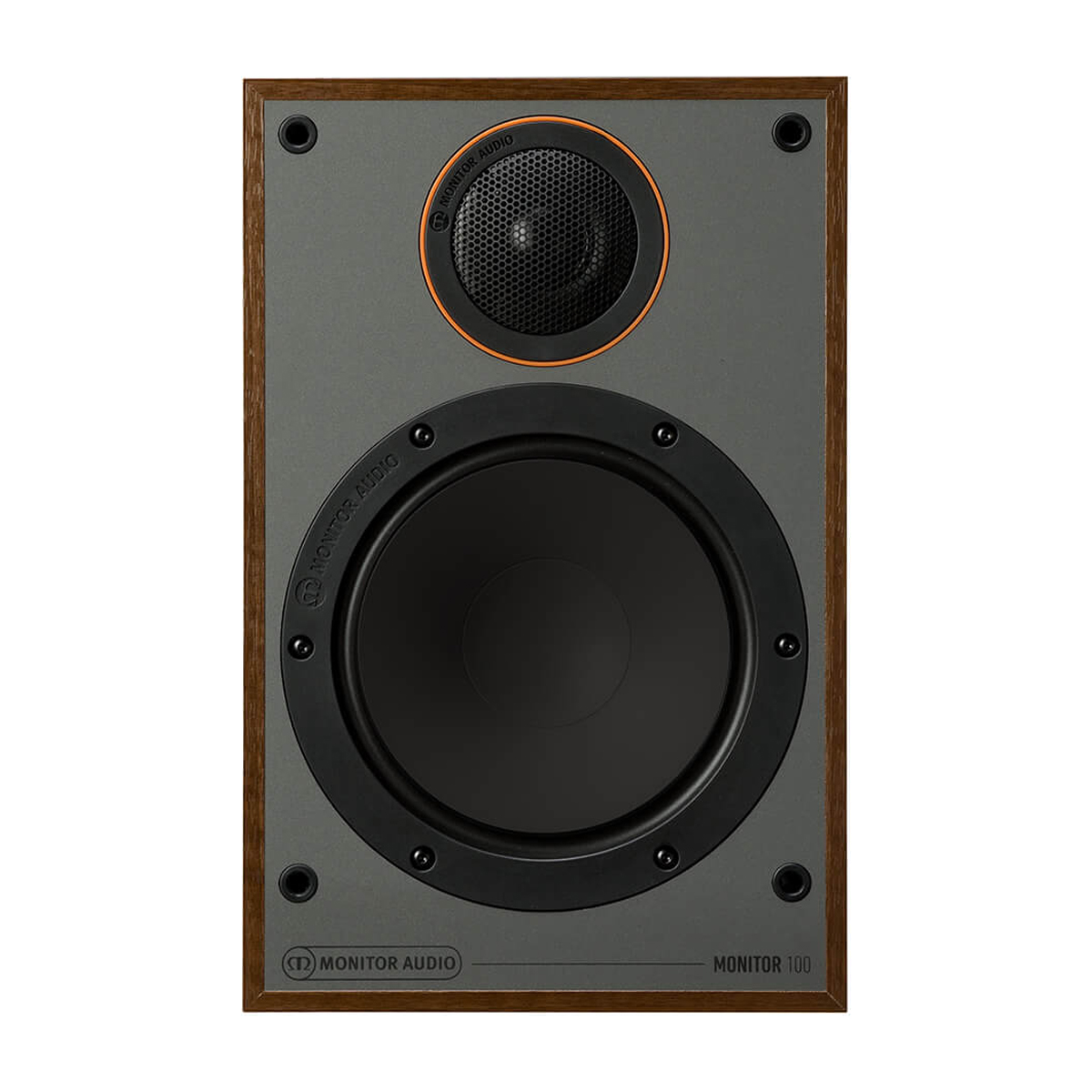 Loa Monitor Audio 100 Walnut mặt trước