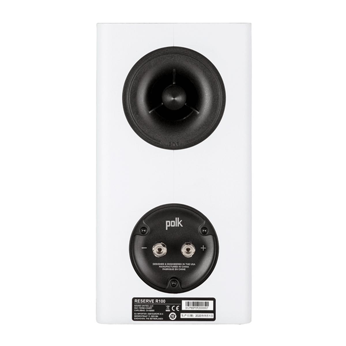 Loa Polk Audio Reserve R100 White mặt sau