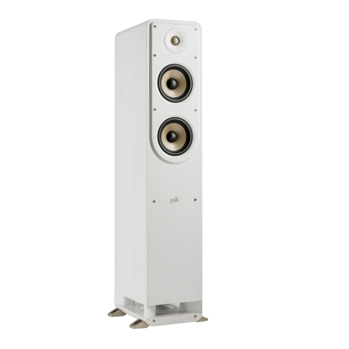 Loa Polk Audio Signature Elite ES50 White nghiêng trái