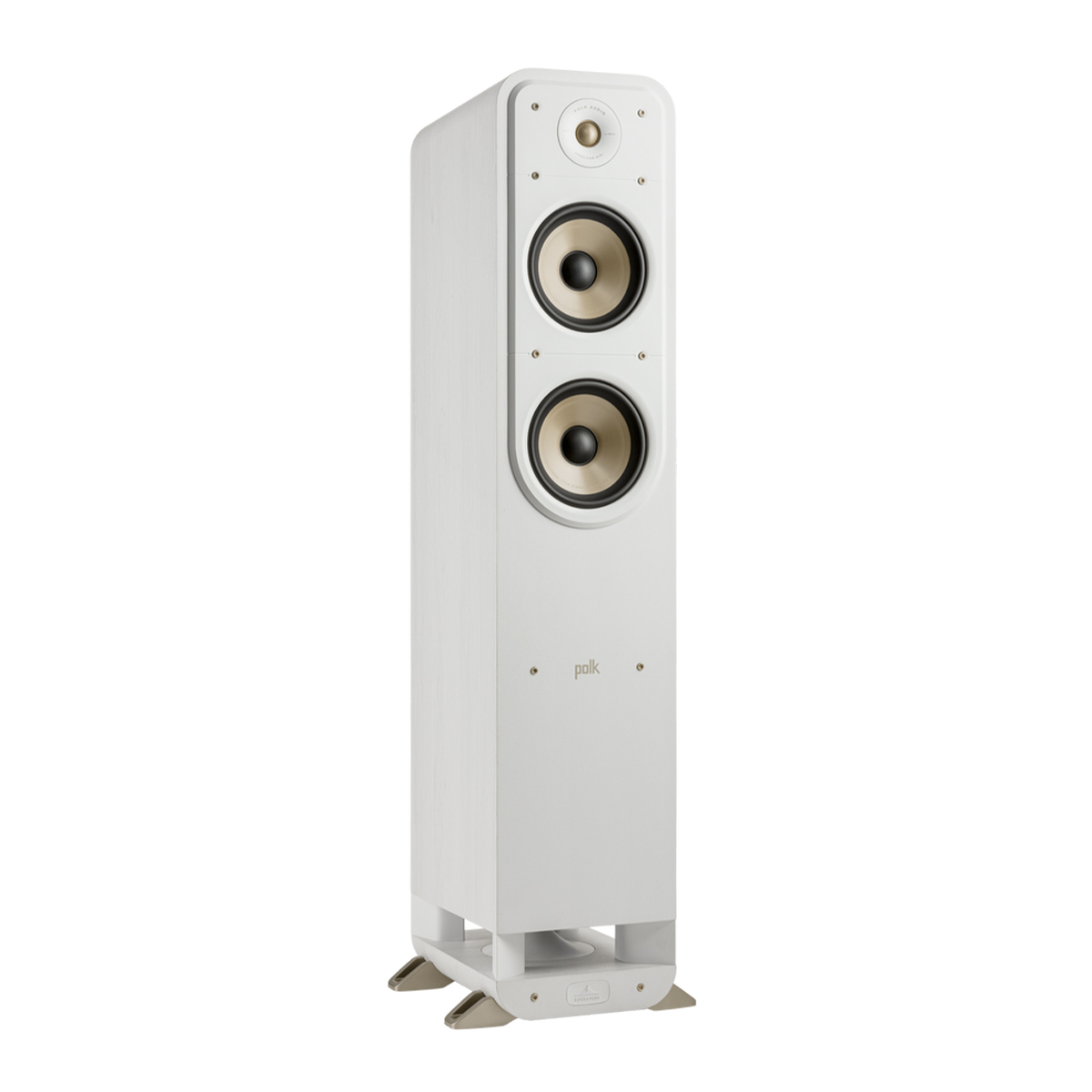 Loa Polk Audio Signature Elite ES55 White nghiêng trái