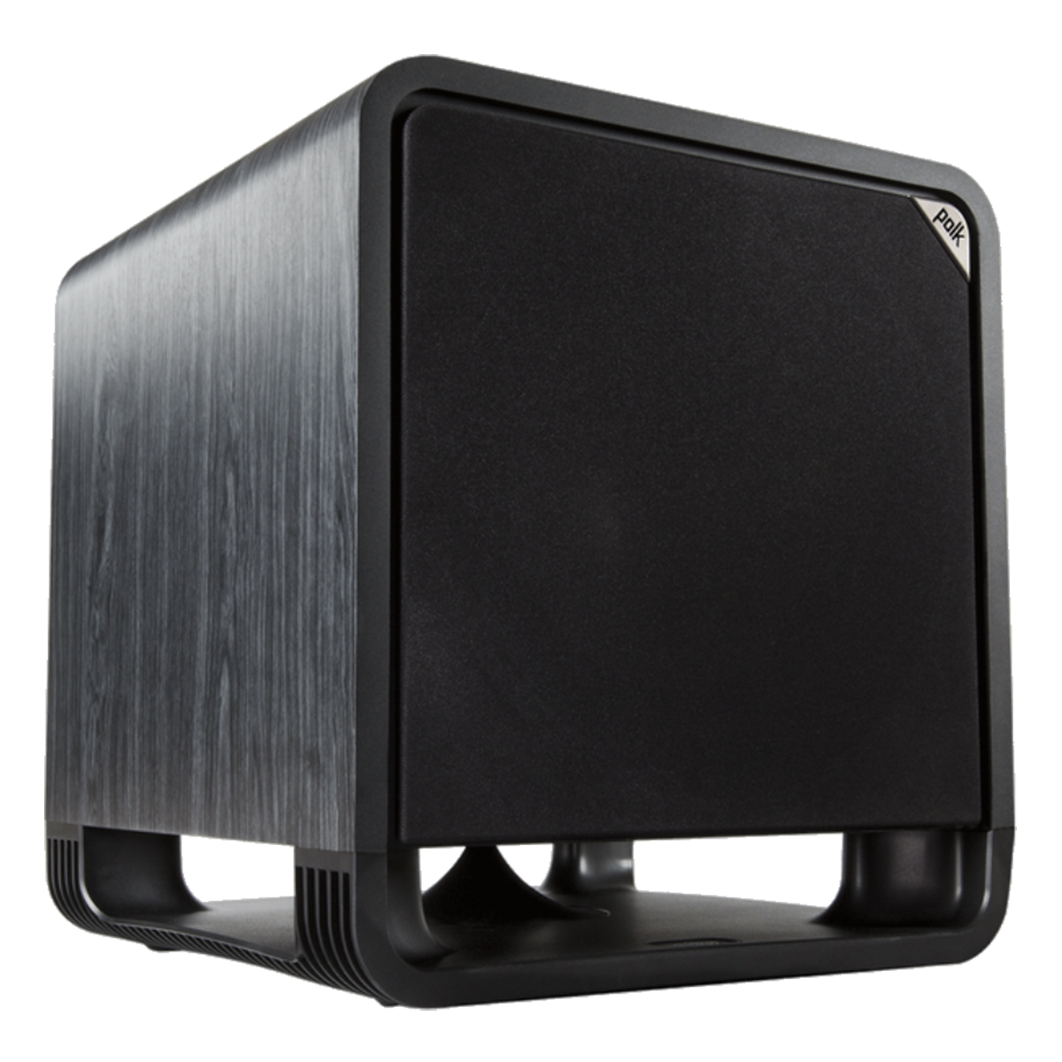Loa sub Polk audio HTS12 black nghiêng trái