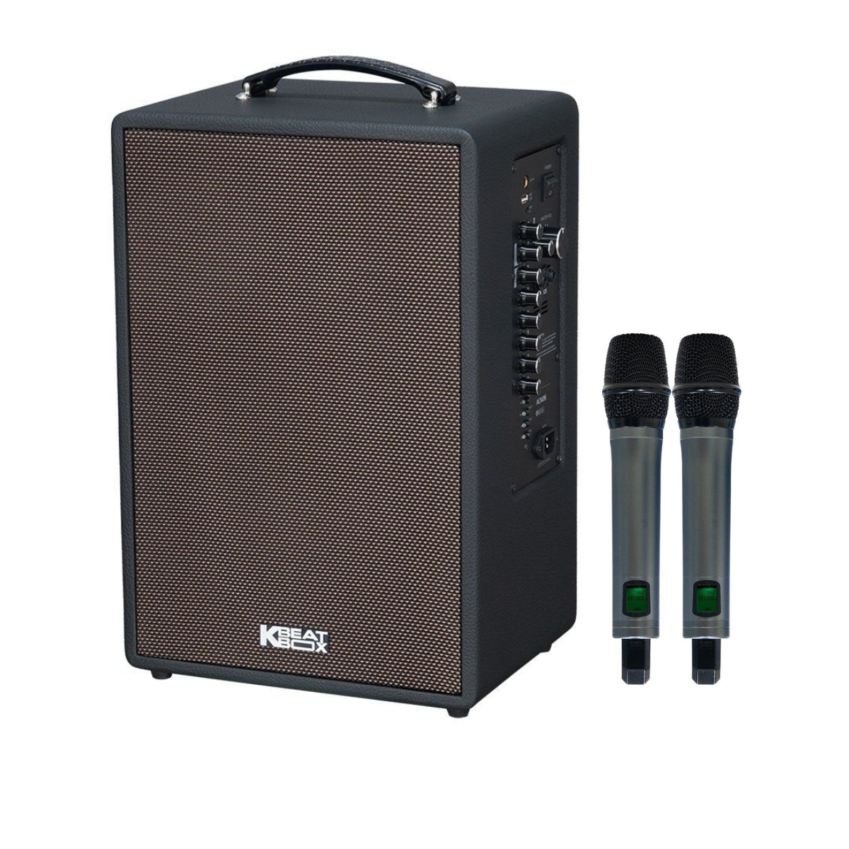 Loa xách tay Acnos Symphony (Bass 25cm, Bluetooth 5.0, Kèm 2 Micro)