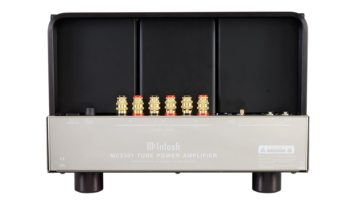 Amply McIntosh MC2301 mặt sau