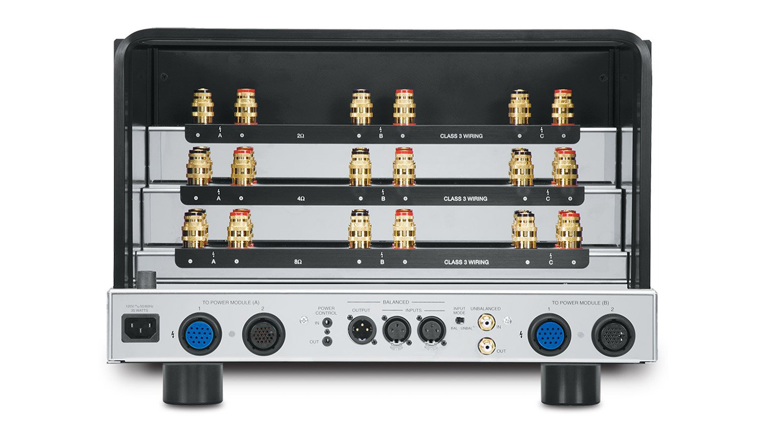 Power Amply McIntosh MC2KW mặt sau 1