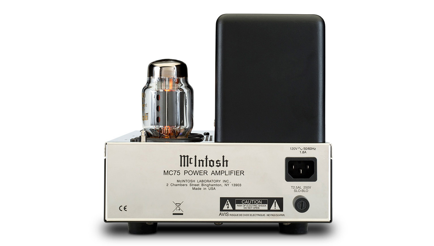 Power Amply McIntosh MC75 mặt sau