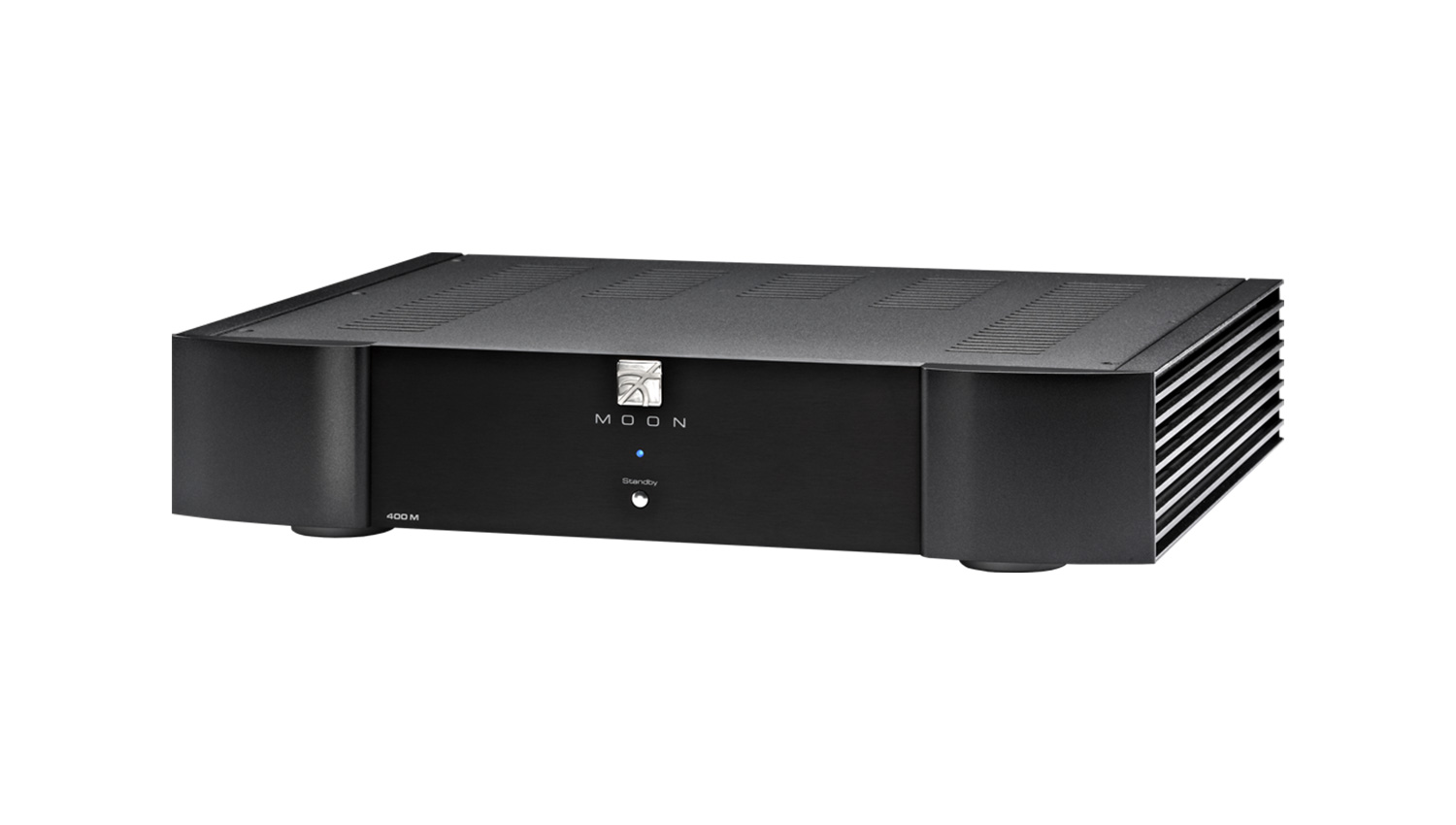 Power Amply Moon Neo 400M black mặt nghiêng phải