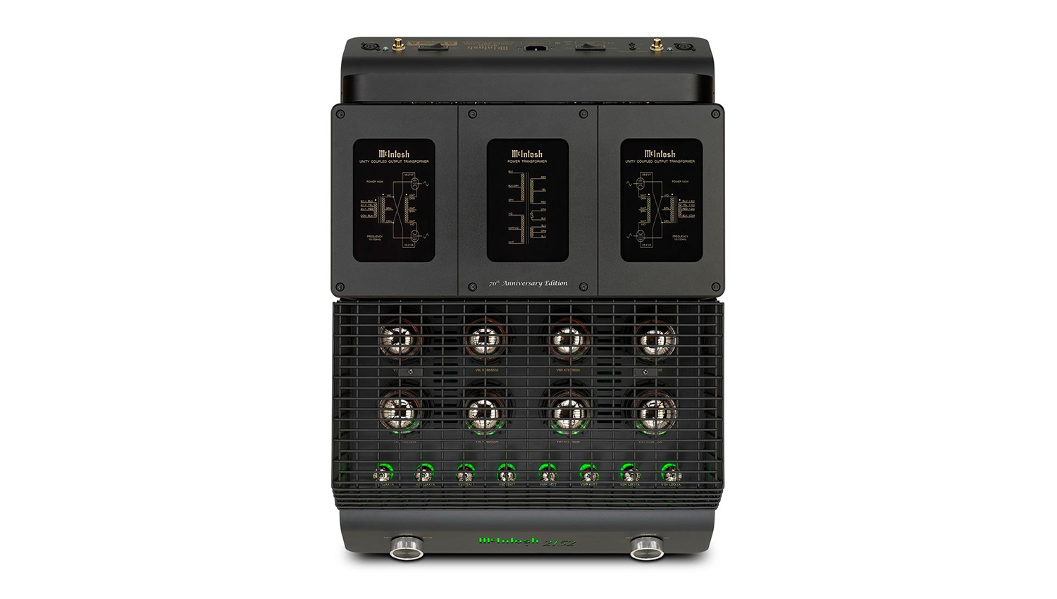 Power amply McIntosh MC2152 mặt trên