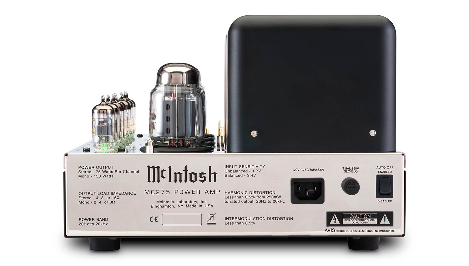 Power Amply McIntosh MC275 mặt sau 2