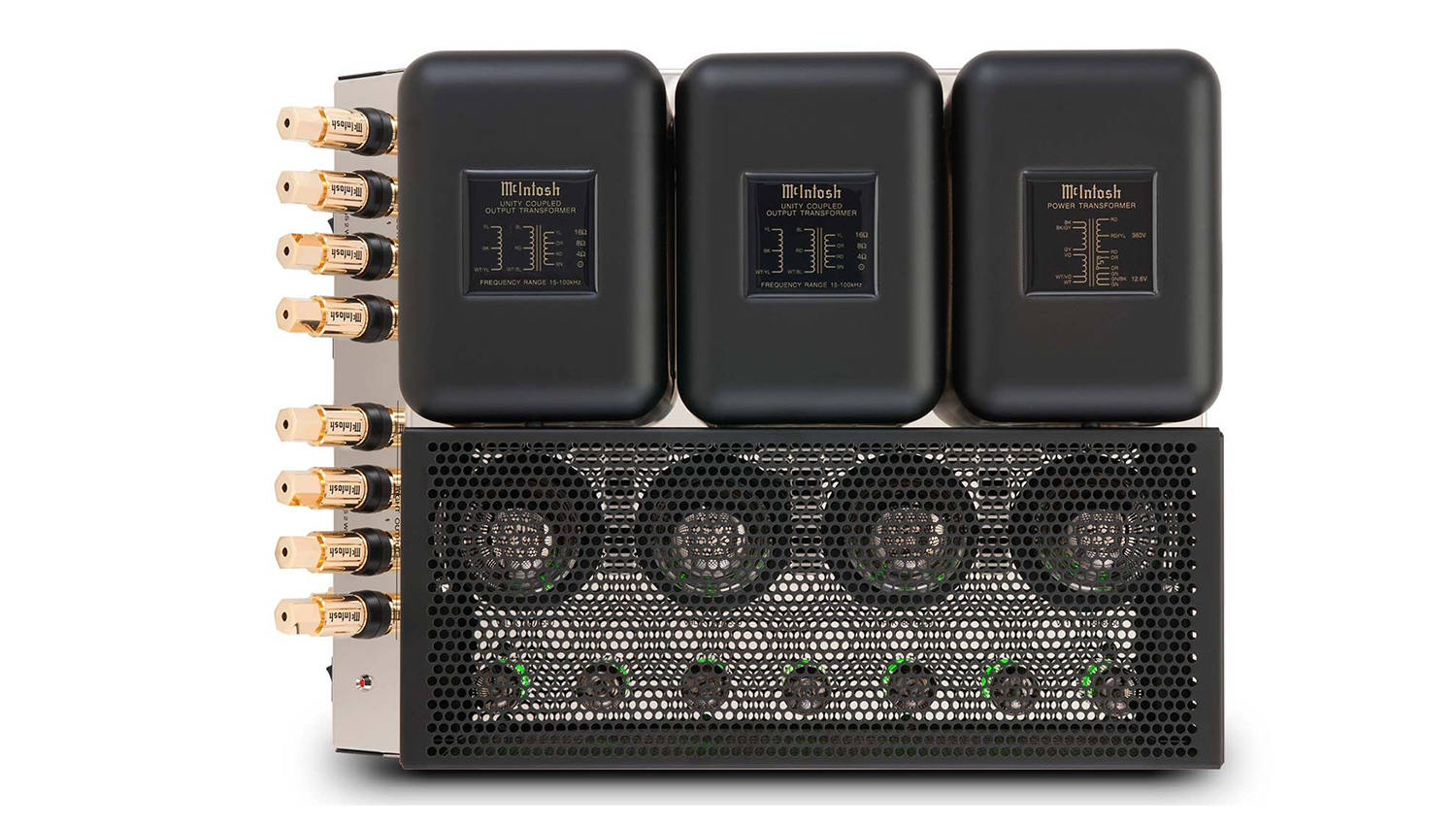 Power Amply McIntosh MC275 mặt trên