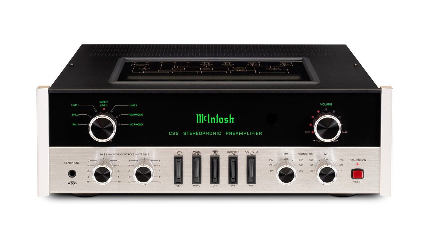 Pre Amply Mcintosh C22 MKV mặt trước