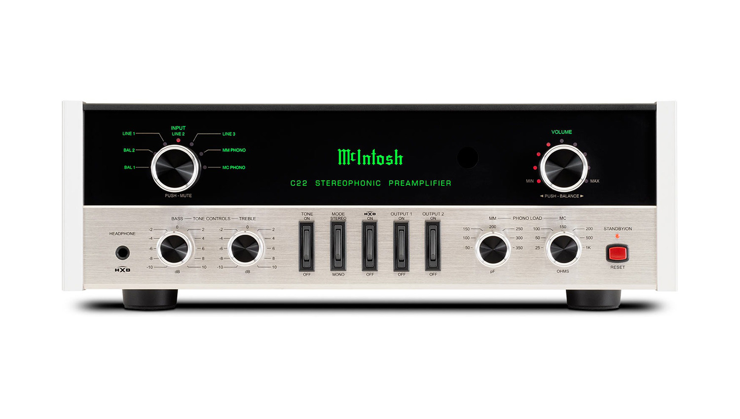 Pre Amply Mcintosh C22 MKV mặt trước 1