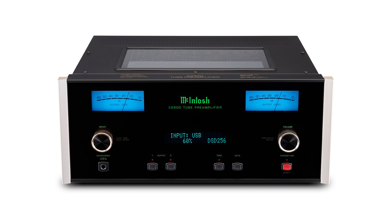 Pre Amply McIntosh C2600 mặt trước