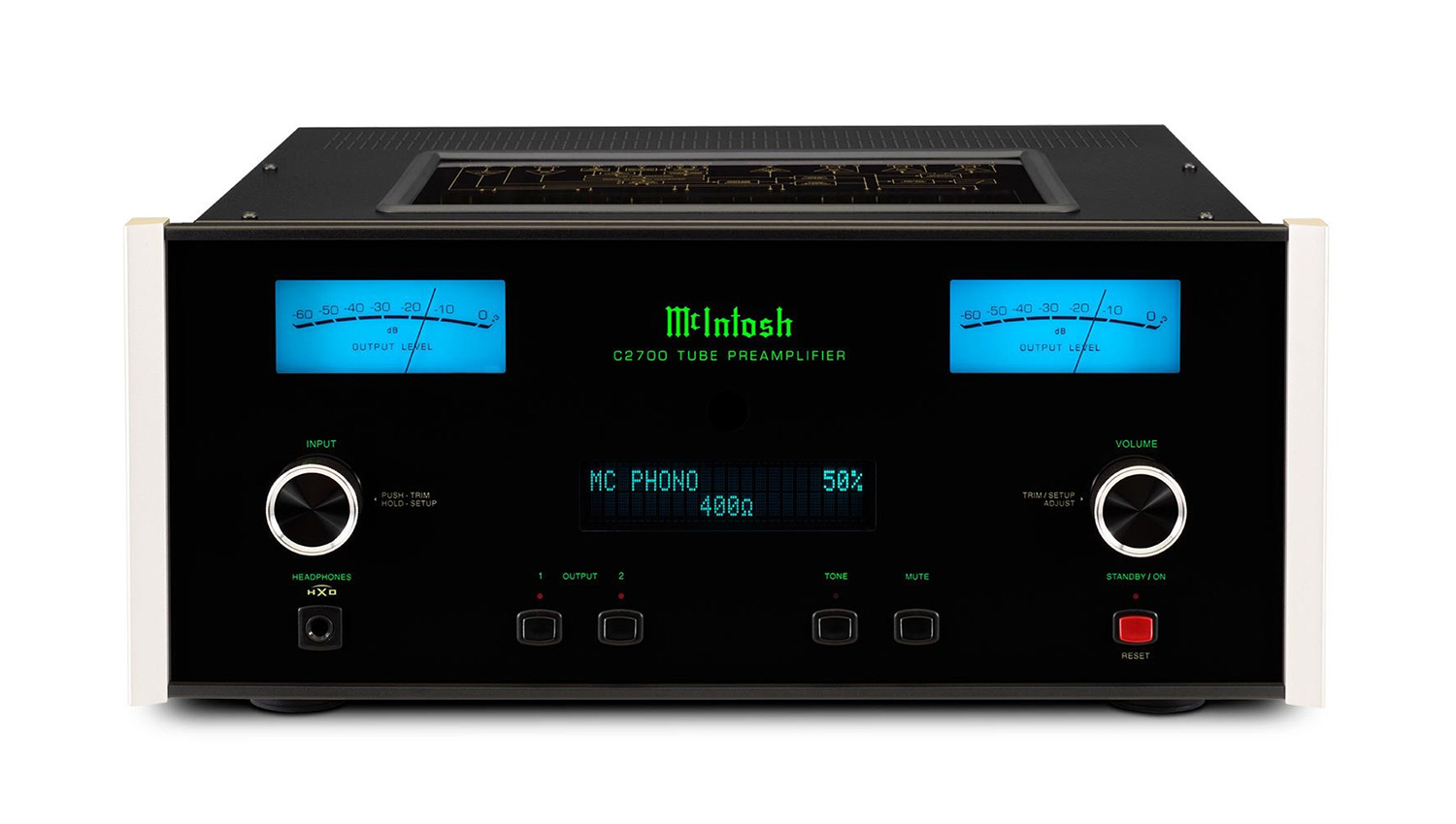 Pre Amply McIntosh C2700 mặt trước