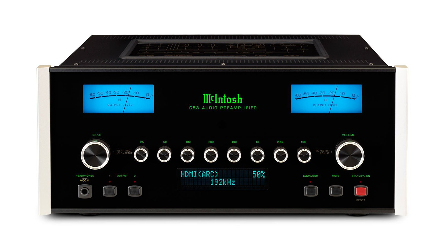 Pre Amply McIntosh C53 mặt trước