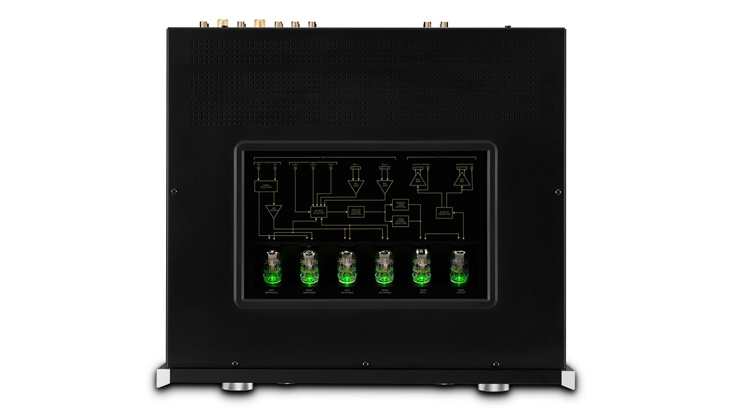 Pre Amply McIntosh C70 70th Anniversary mặt trên