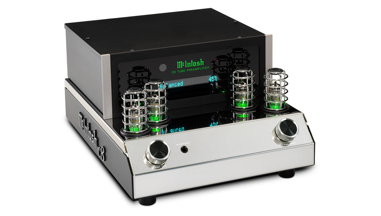 Pre Amply McIntosh C8 mặt nghiêng phải