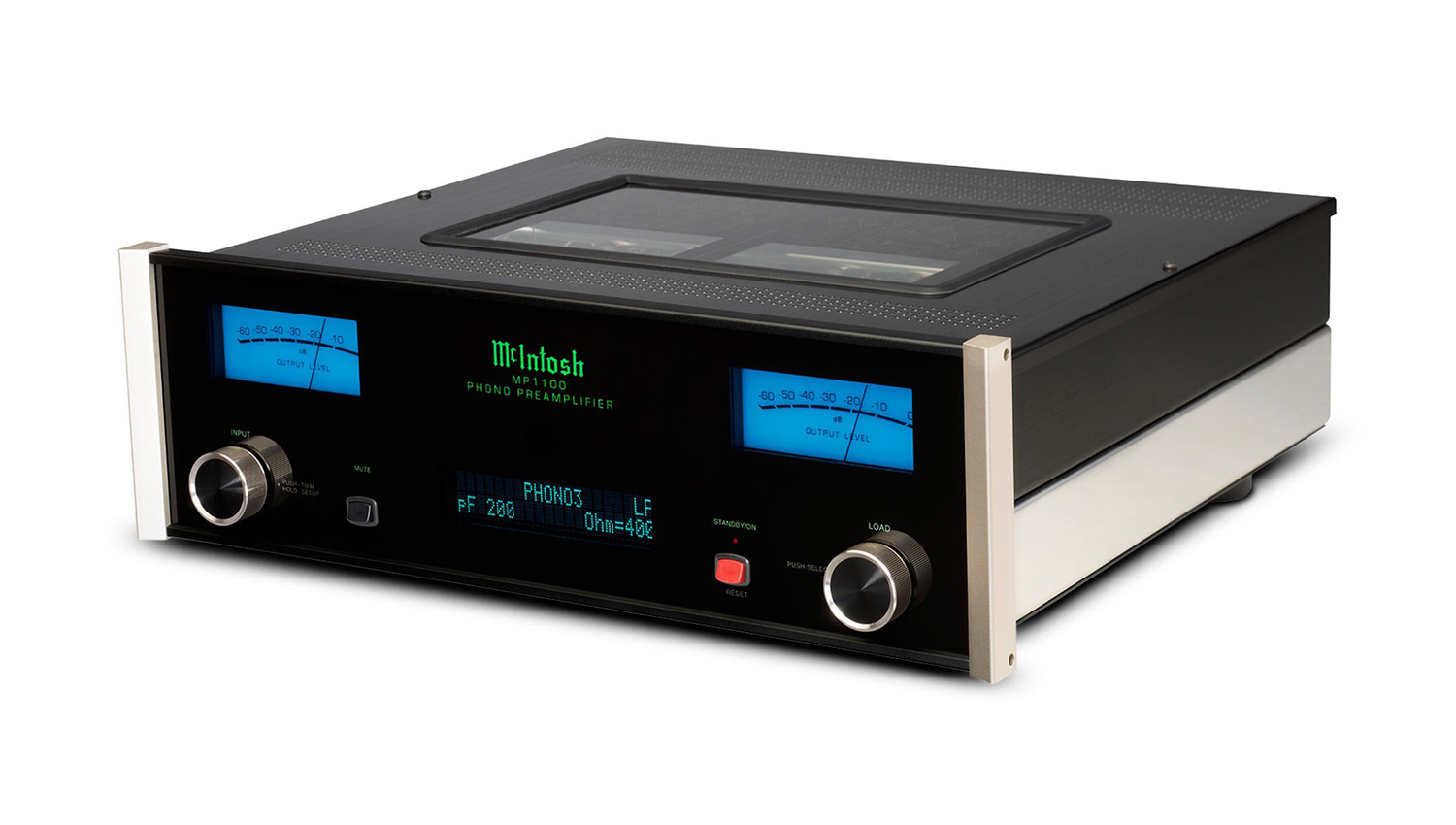 Pre Amply McIntosh MP1100 mặt nghiêng trái