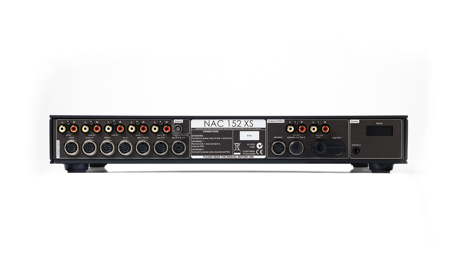 Amply Naim Audio NAC 152 XS mặt sau