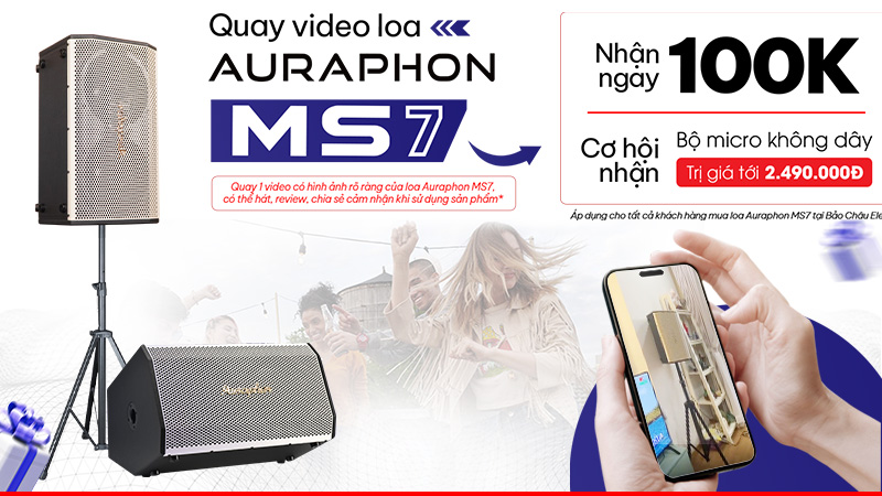 Chương Trình Hot Dành Cho Khách Hàng Mua Loa Di Động AURAPHON MS7