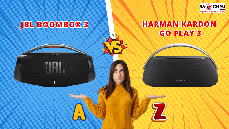 So sánh Loa JBL Boombox 3 vs Harman Kardon Go Play 3 Chi Tiết Từ A-Z!