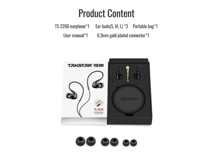 Tai nghe kiểm âm Takstar In-Ear TS-2260