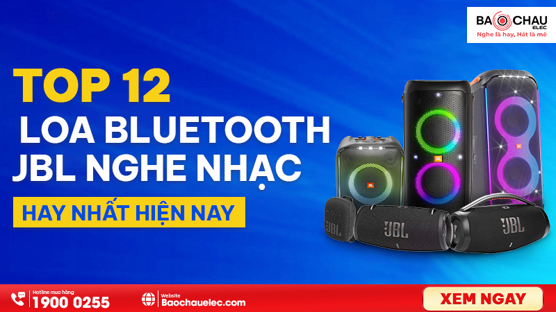 Top 12 loa bluetooth JBL nghe nhạc hay nhất hiện nay