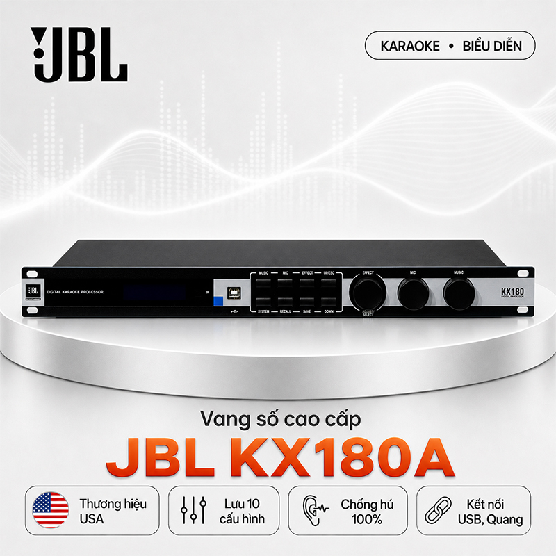 Vang số JBL KX180A