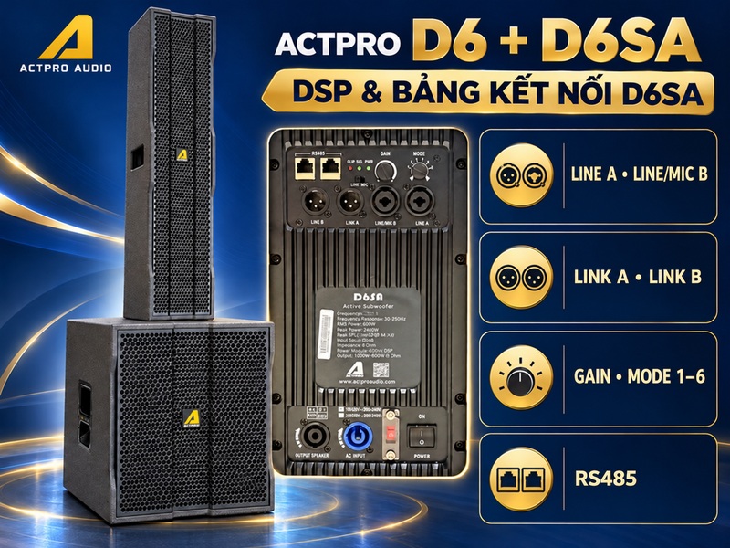 Bảng kết nối v&agrave; điều khiển trực tiếp tr&ecirc;n D6SA