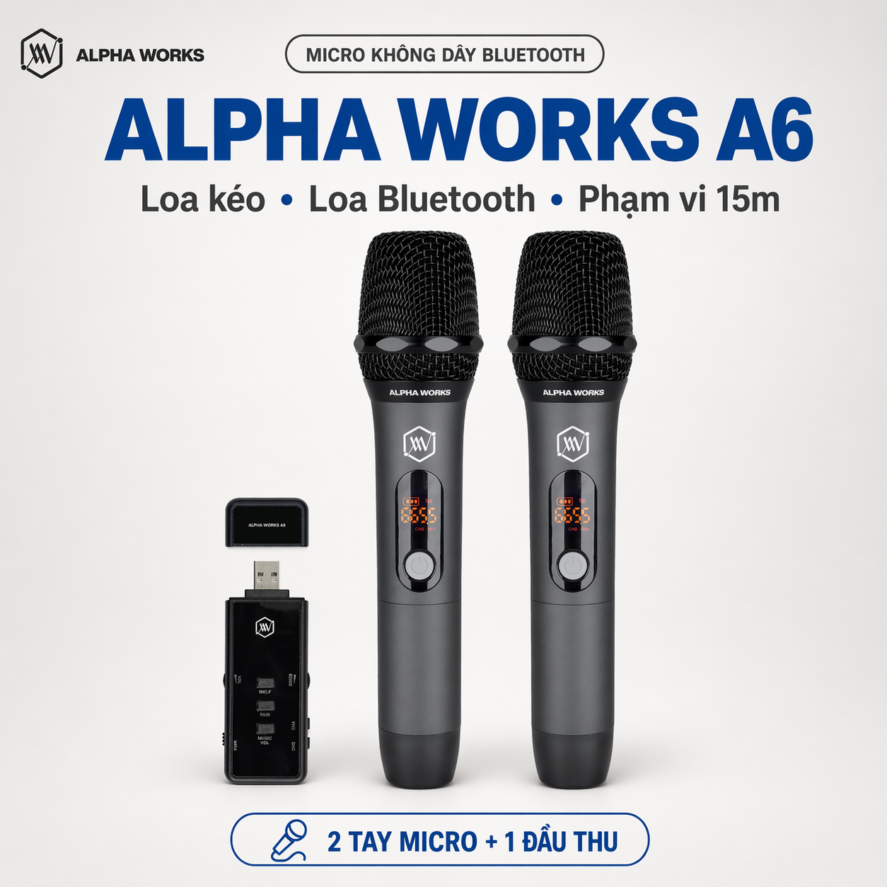 Micro không dây Alpha Works A6 