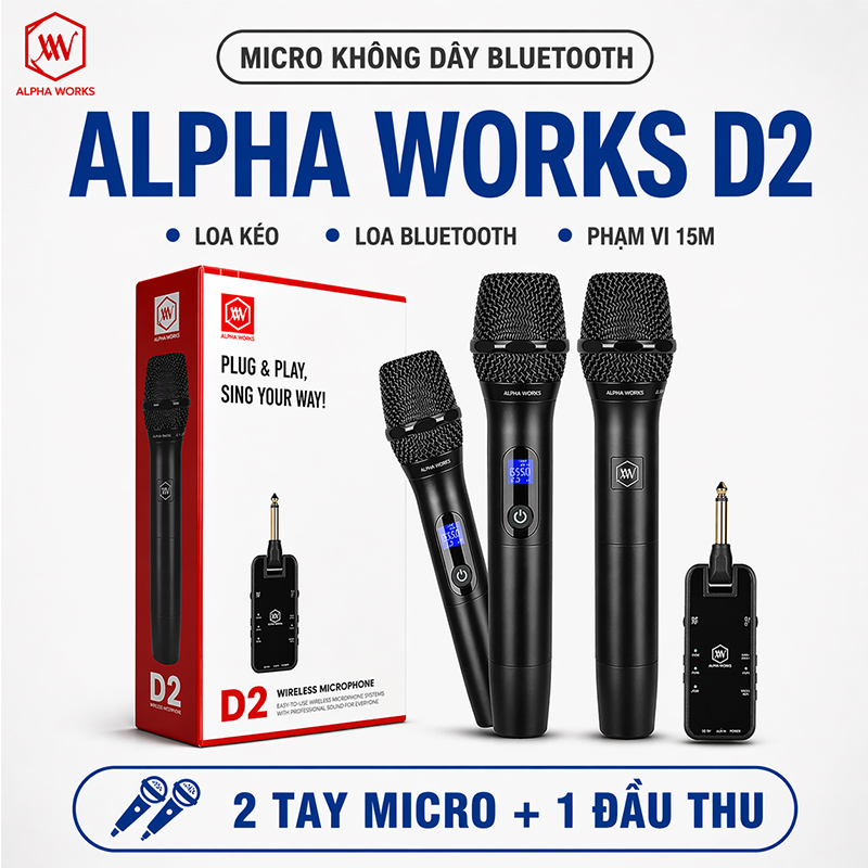 Micro không dây Alpha Works D2