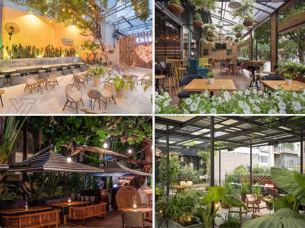 &Acirc;m thanh cho qu&aacute;n cafe s&acirc;n vườn