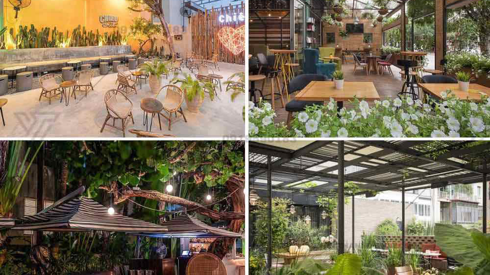 Hệ thống âm thanh quán cafe sân vườn giúp thu hút khách hàng