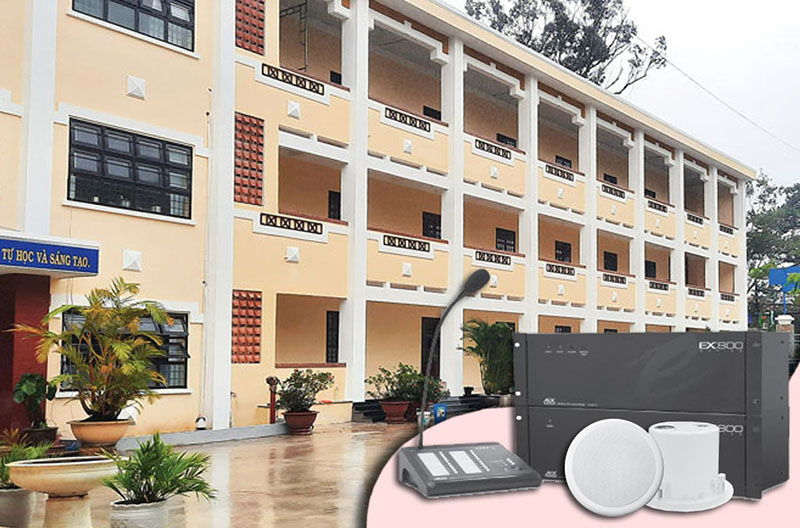 Hệ thống &acirc;m thanh th&ocirc;ng b&aacute;o trong trường học