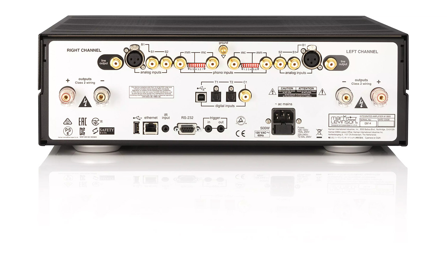 Ampli Mark Levinson No 5805 - Hình 3