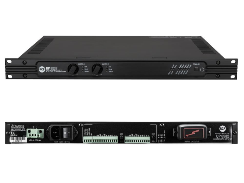 Amply 2 k&ecirc;nh RCF UP 8502